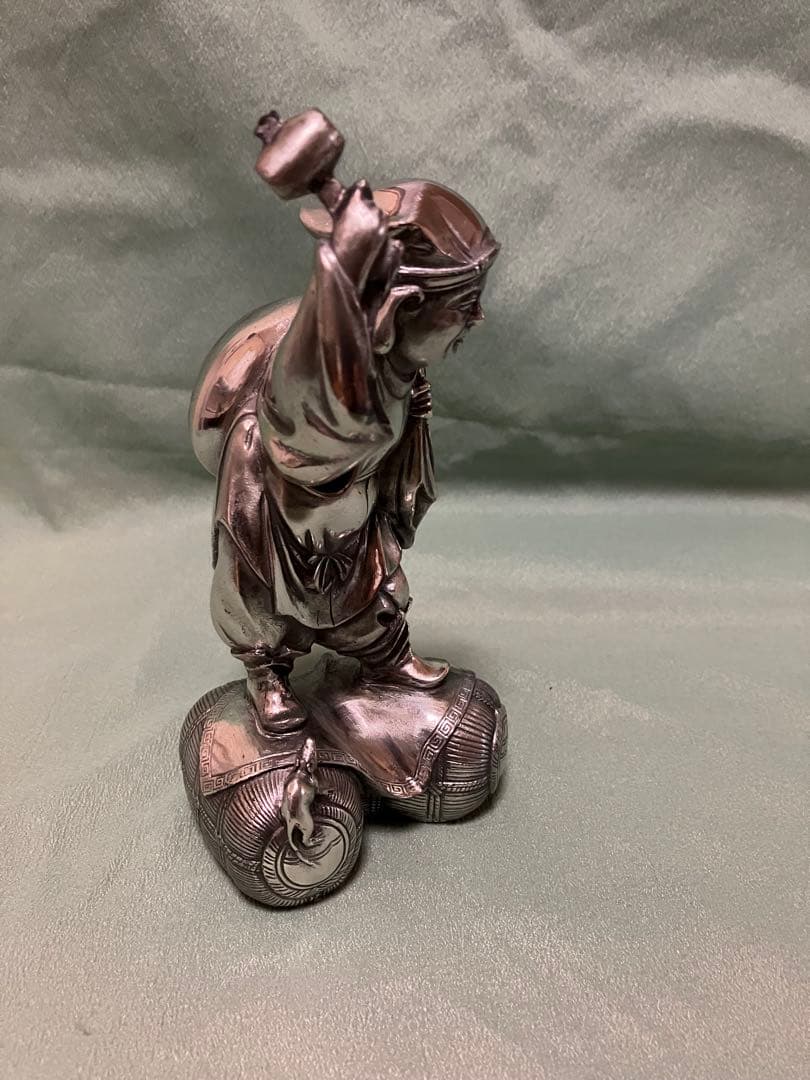 大黒天　高村光雲原型　洋銀製