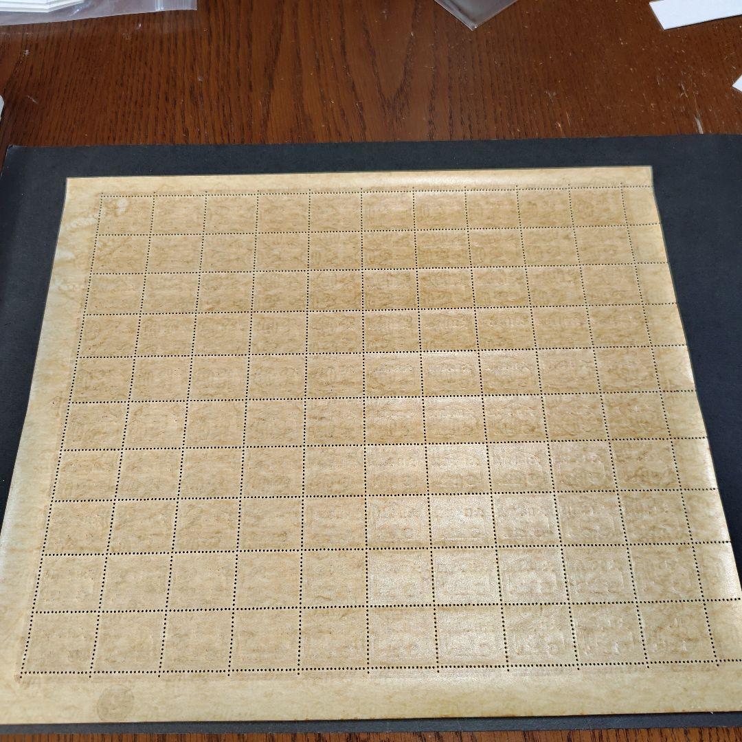 銭単位切手 (激レア珍品)南方占領地MALAYA 大日本郵便加刷 6c 1シート