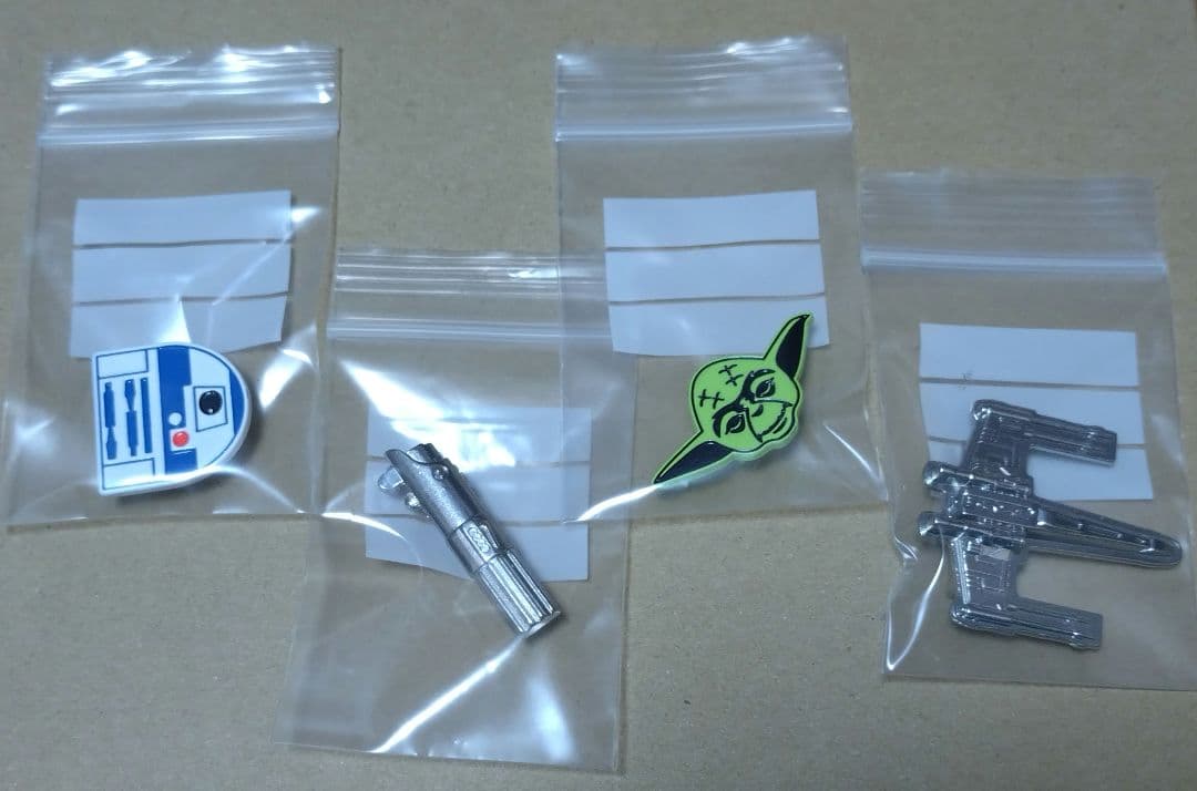 スター・ウォーズ　靴紐　シューレース チャーム　4個セット