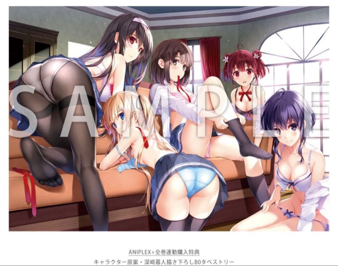 【新品未開封】冴えない彼女の育てかた ANIPLEX 全巻購入特典 タペストリー