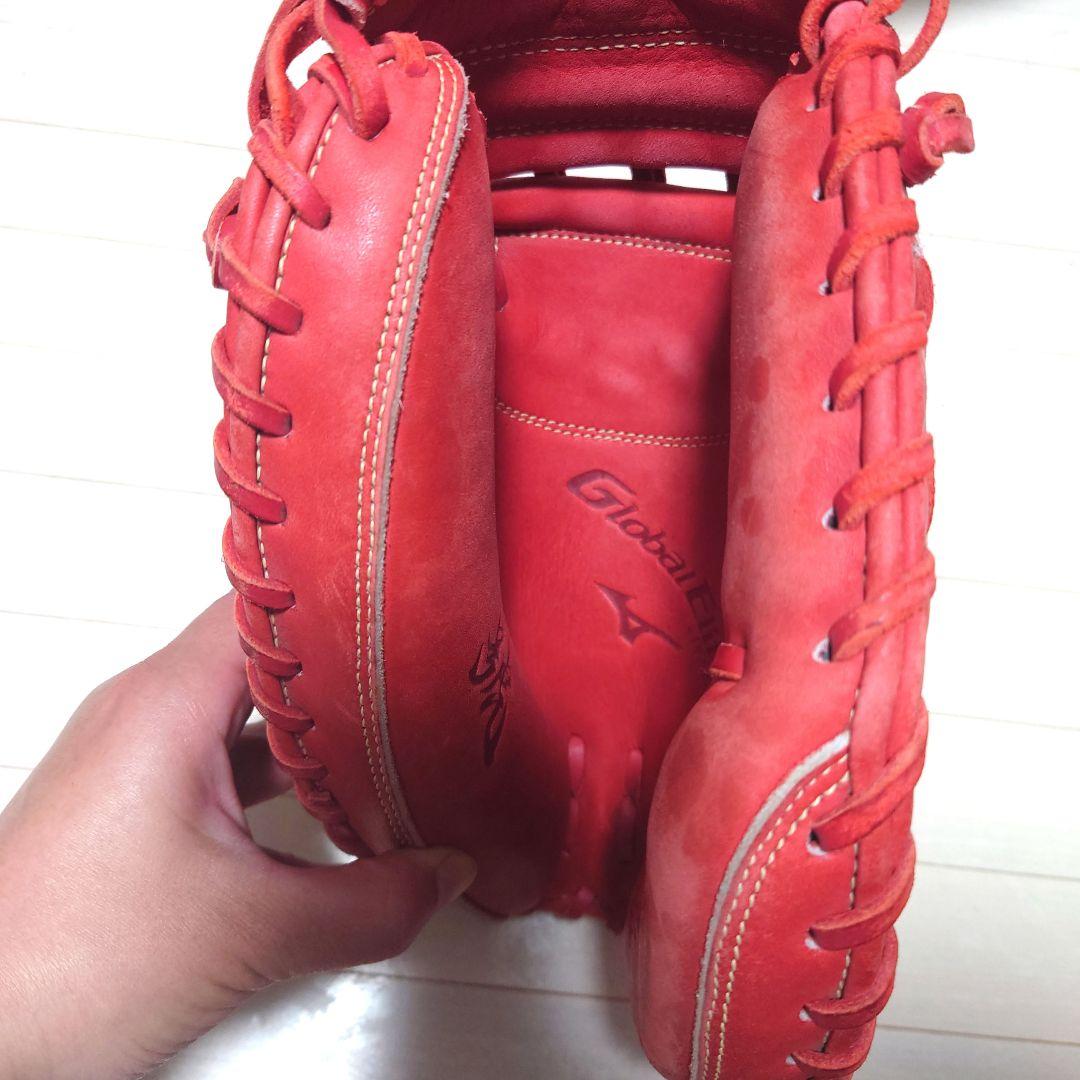 Mizuno Global Elite キャッチャーミット レッド