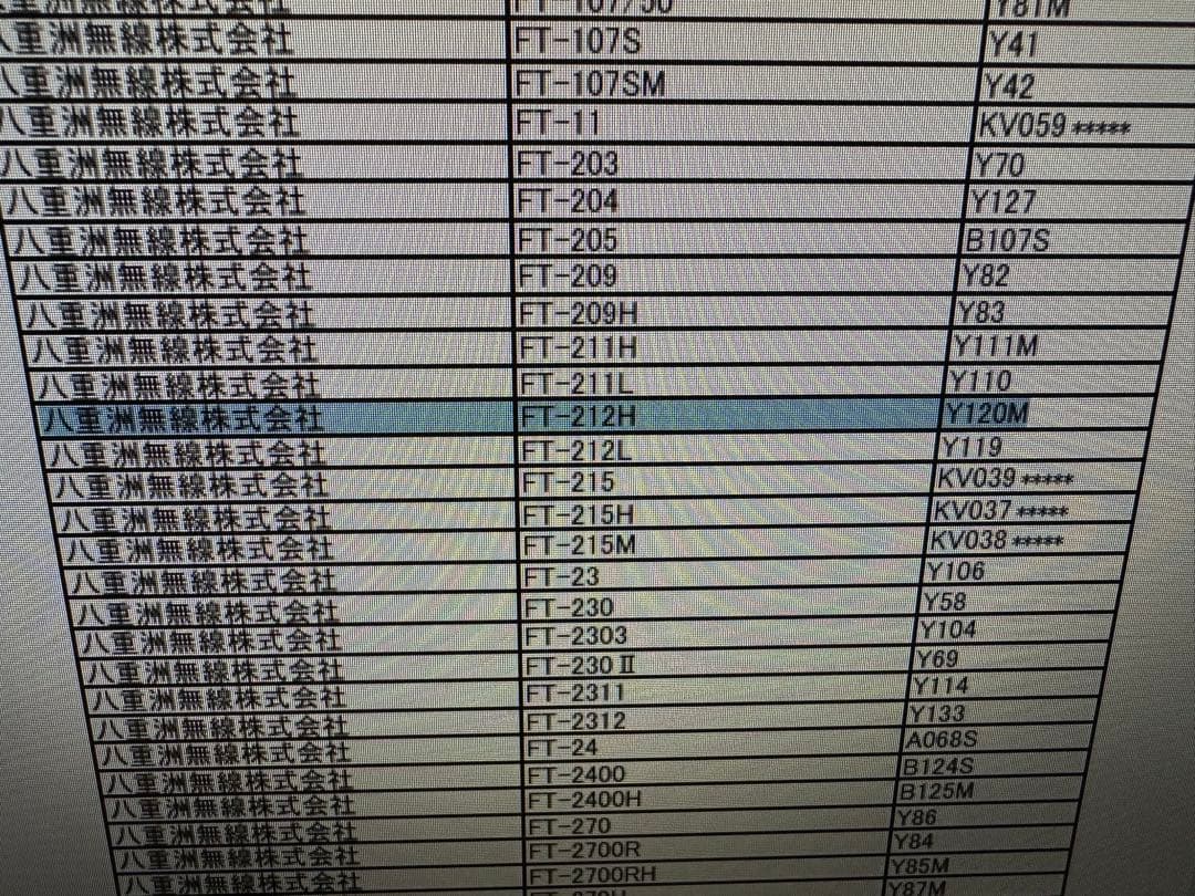 YAESU FT-212L 八重洲　アマチュア
