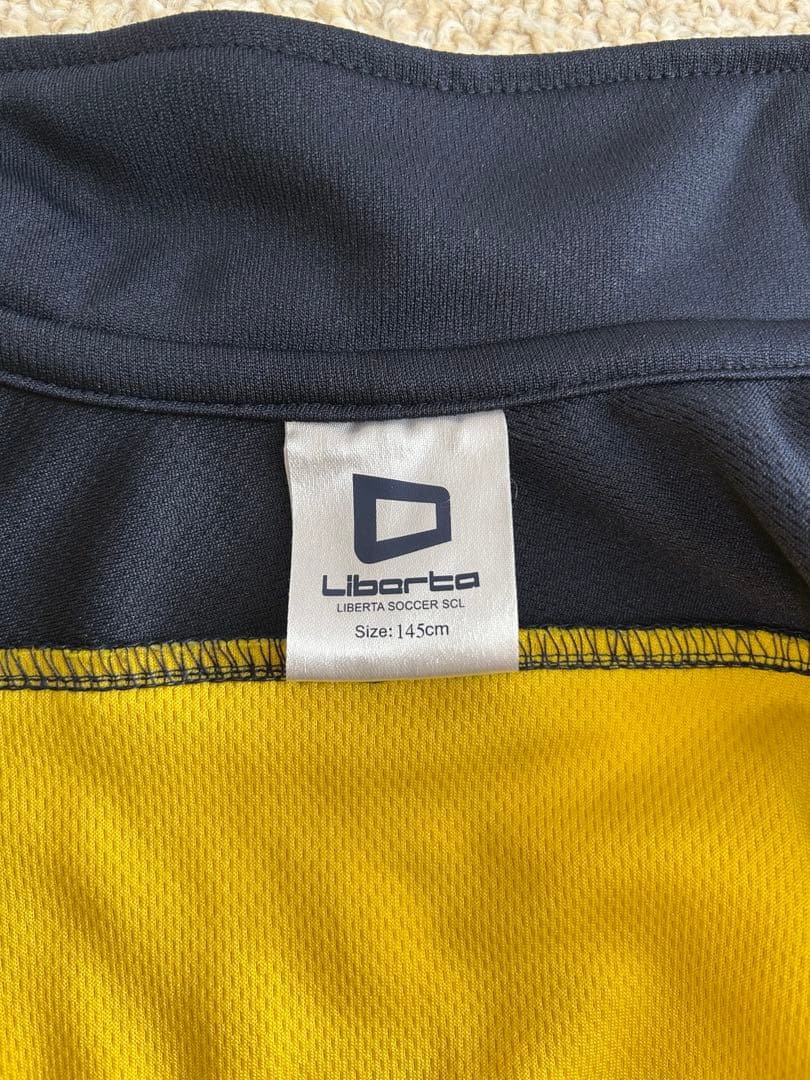 【美品】Liberta ジャージ イエロー/ネイビー セットアップ 145cm