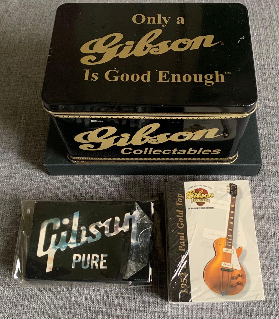 Gibson ギタートレーディングカード、トランプ、コレクタブル缶
