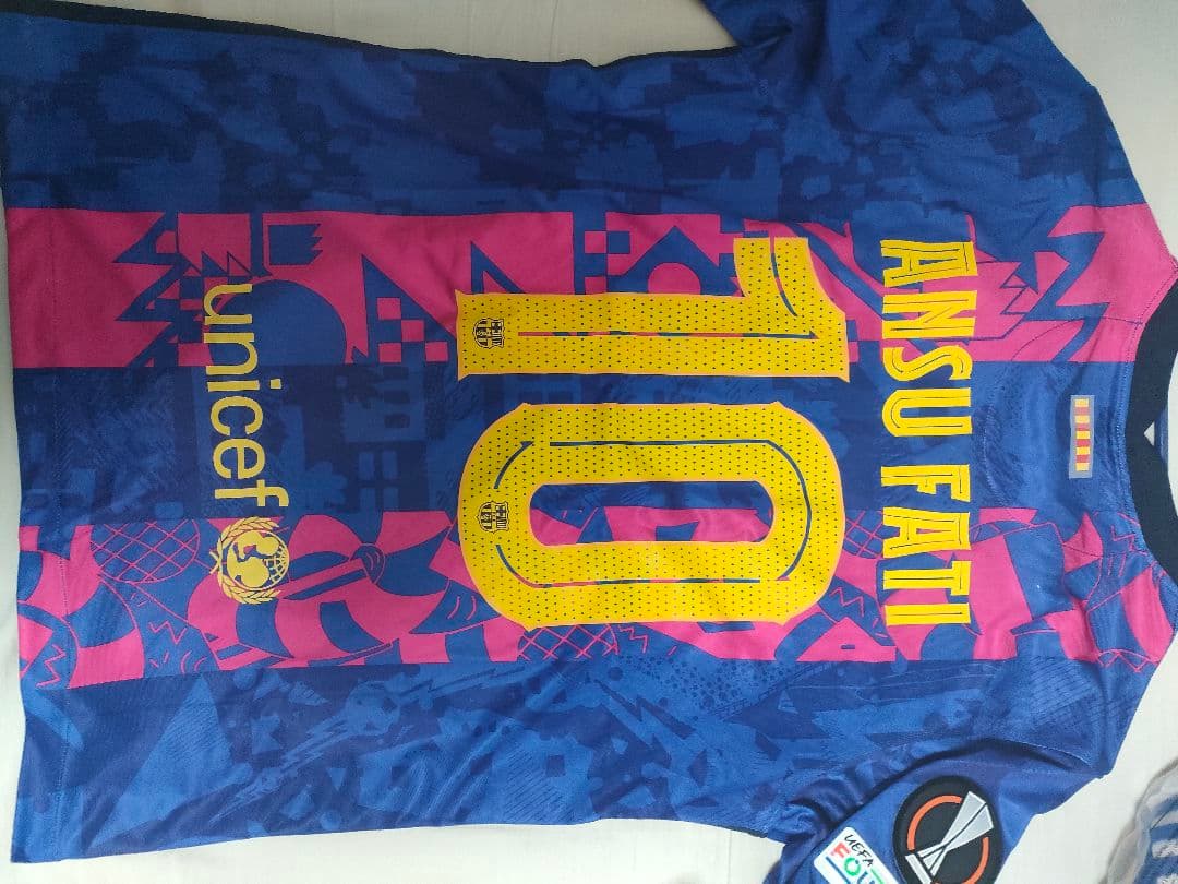 #10アンス・ファティ 21/22FCバルセロナ ホームユニフォーム