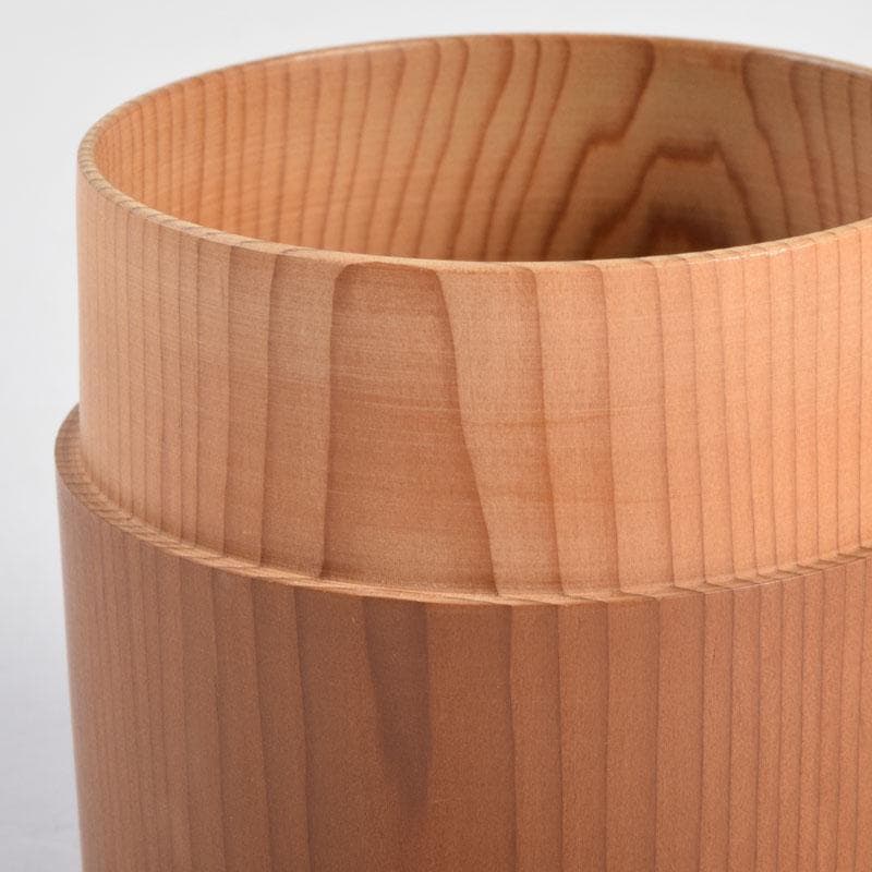 茶道具　飛騨一位細工　茶筒　時代箱　V　8860