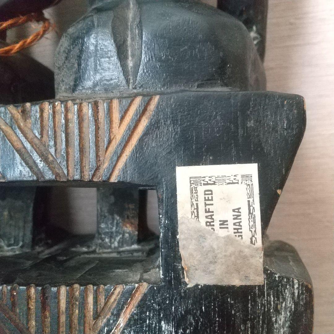 西アフリカ アシャンティ族　櫛　壁掛 Old African Trivalart