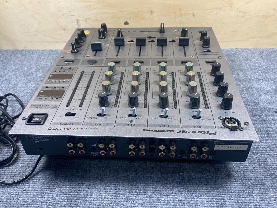 718　美品 pioneer DJM-600 DJミキサー
