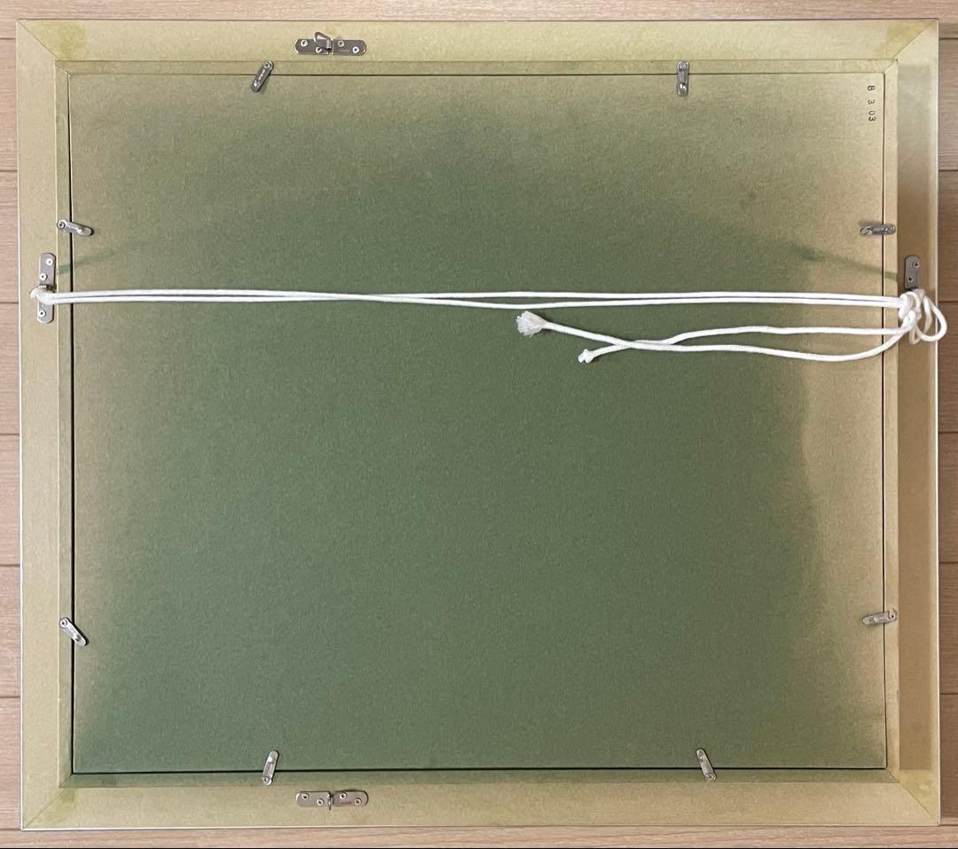 岡本肇　油彩　富士　8号　裏書あり　Z91