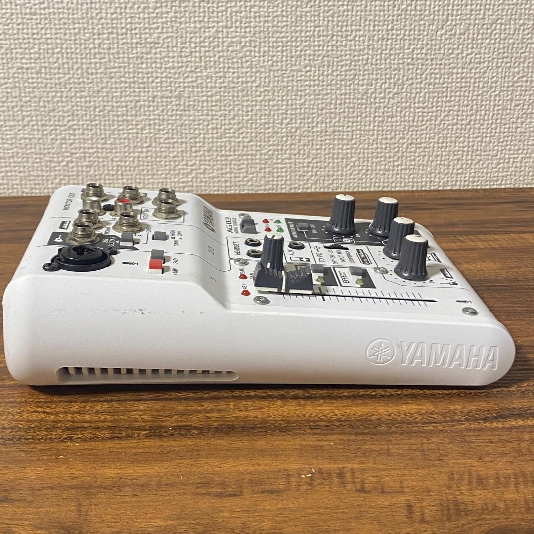 YAMAHA AG03 USBミキサー ホワイト 中古