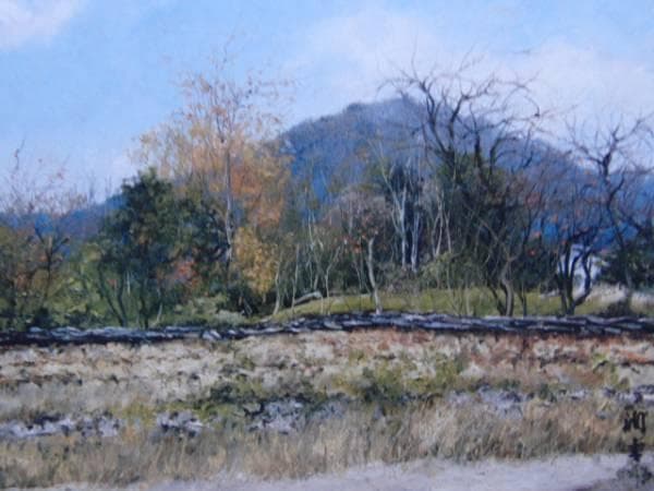 向井潤吉、【古壁の秋（奈良県奈良市高畑福井町、新薬師寺近く）】