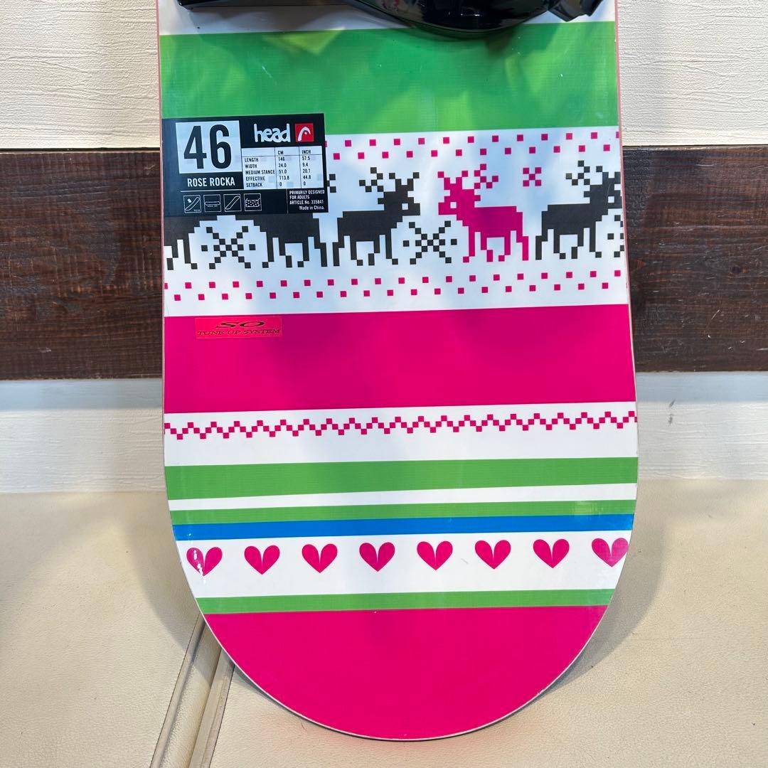 ☆極美品☆ HEAD ROSE ROCKA 146cm ヘッド　スノーボード