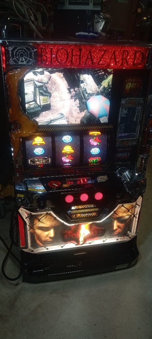送料込　パチスロ　実機　エンターライズ　バイオハザード5 不要機　家庭用