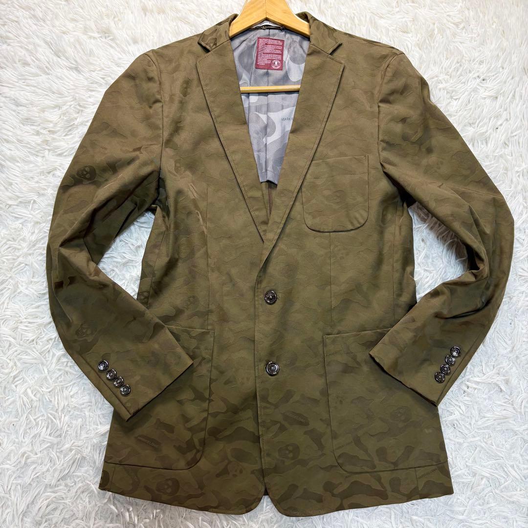 マークアンドロナ　テーラード　カモフラ　M