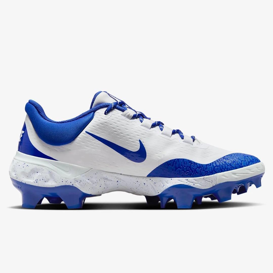 ナイキ アルファ ハラチ エリート 27 野球 スパイク 靴 シューズ 白 青