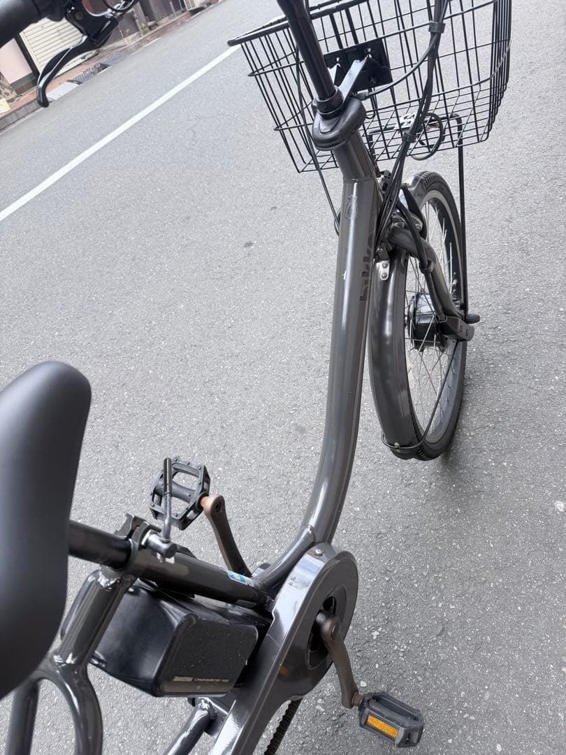 子供乗せ　ブリヂストン　Bikke 電動アシスト自転車 チャイルドシート付き