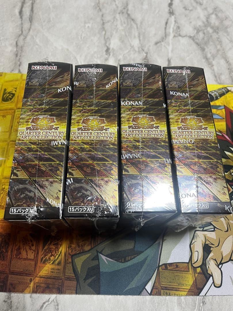 遊戯王　アートコレクションBOX　未開封 シュリンク付　4BOX