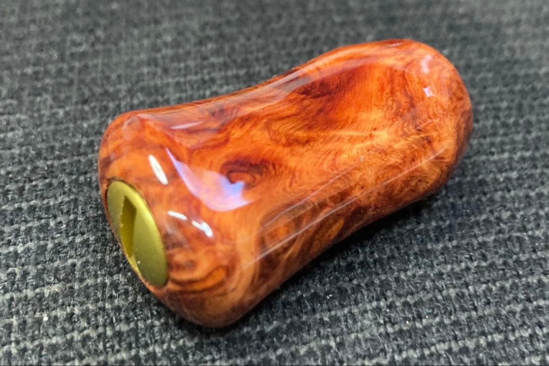 わたらせ樹脂工房製本花梨瘤シマノ用左