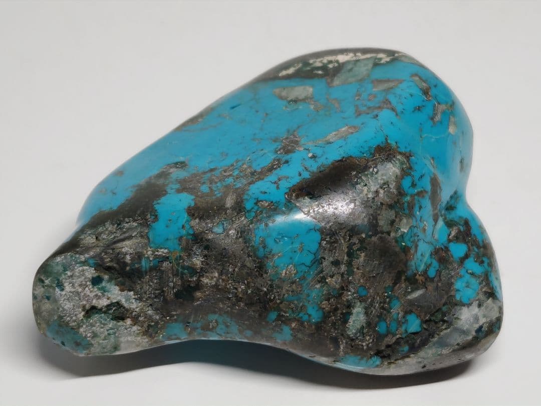 ターコイズ 204g トルコ石 原石 鑑賞石 自然石 誕生石 鉱物 鉱石 水石