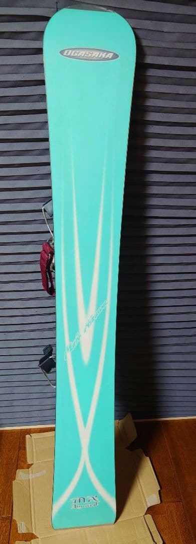 OGASAKA スノーボード パープル バインディング付き