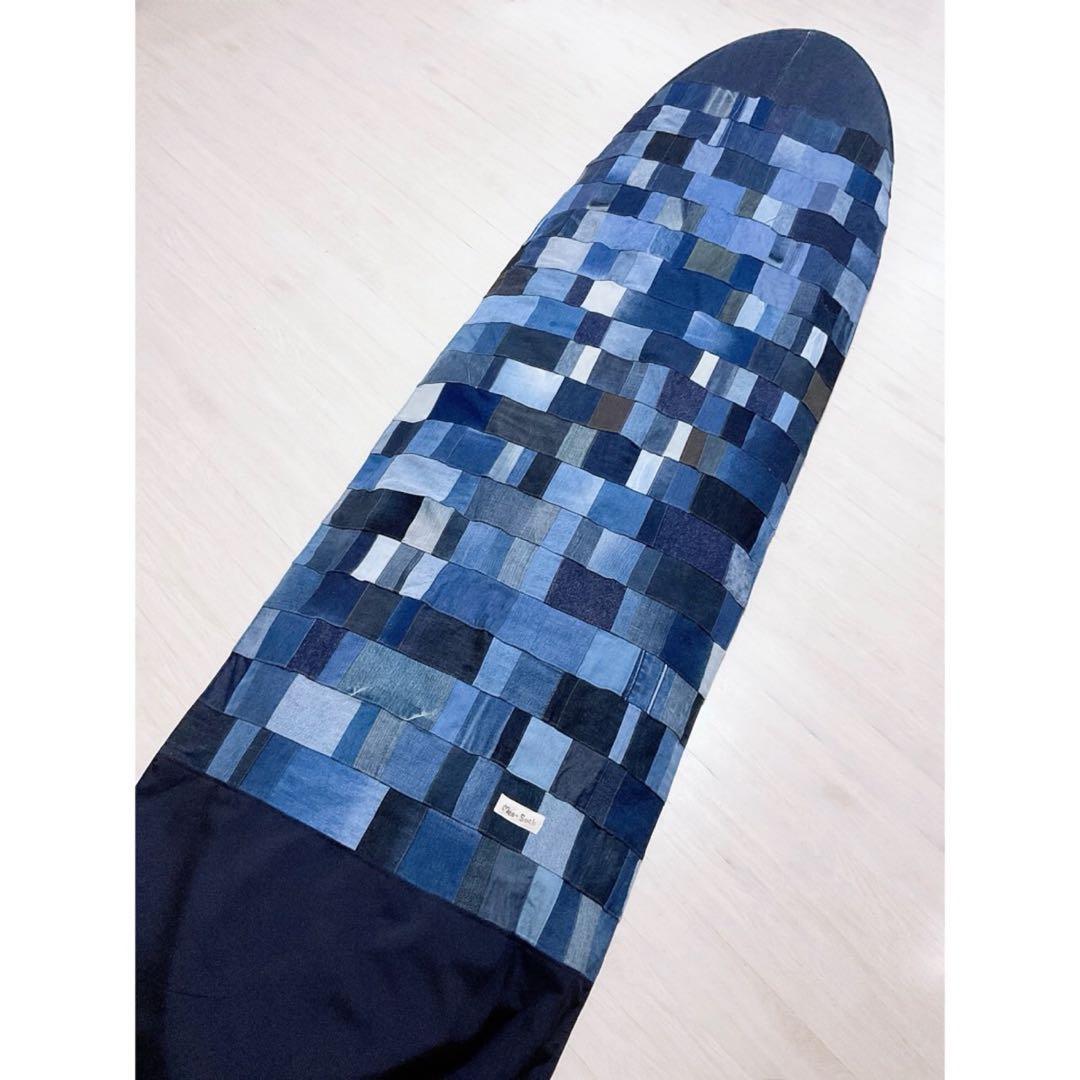 人気！！デニムをリメイクしたサーフボードケース(ケースサイズ9.3ft)