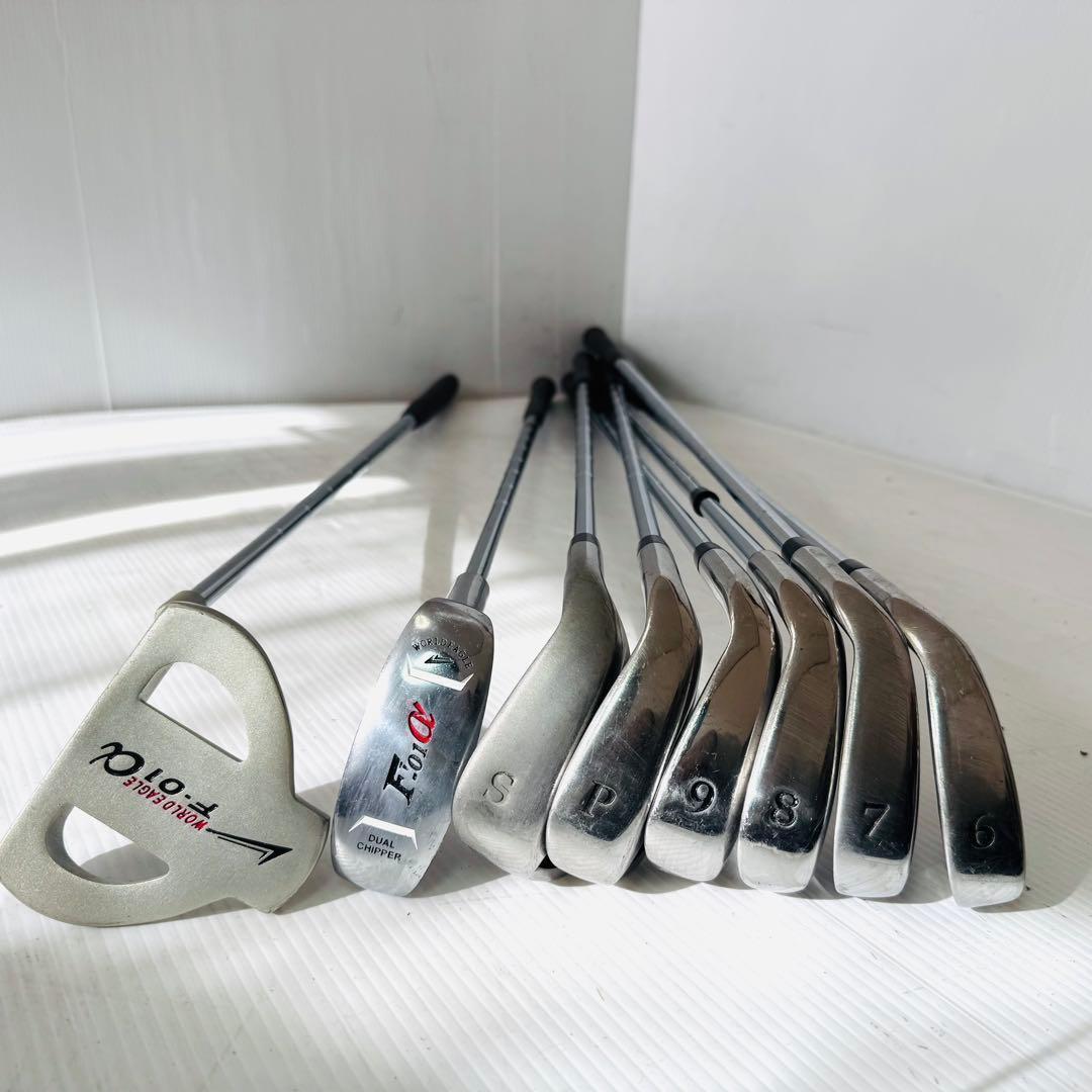 ワールドイーグル　F-01α ツアーステージ　ゴルフセット 11本セット 右