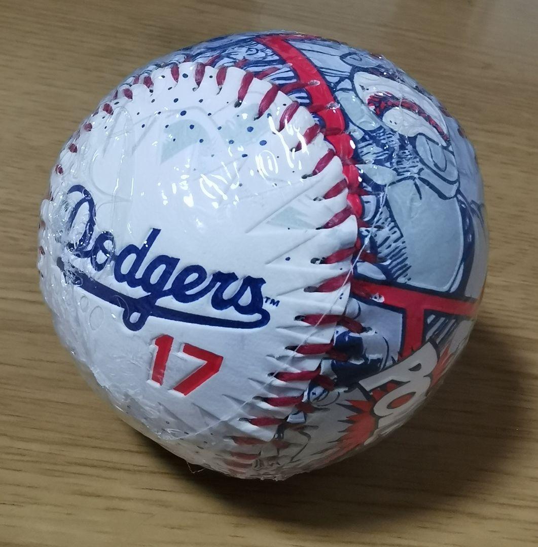 【激レア】ドジャースタジアム 限定ボール 漫画風デザイン ケース付き☆