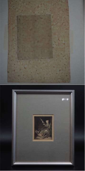 送料無料　フランソワ・ボンヴァン Franois Bonvin 銅版画1861年