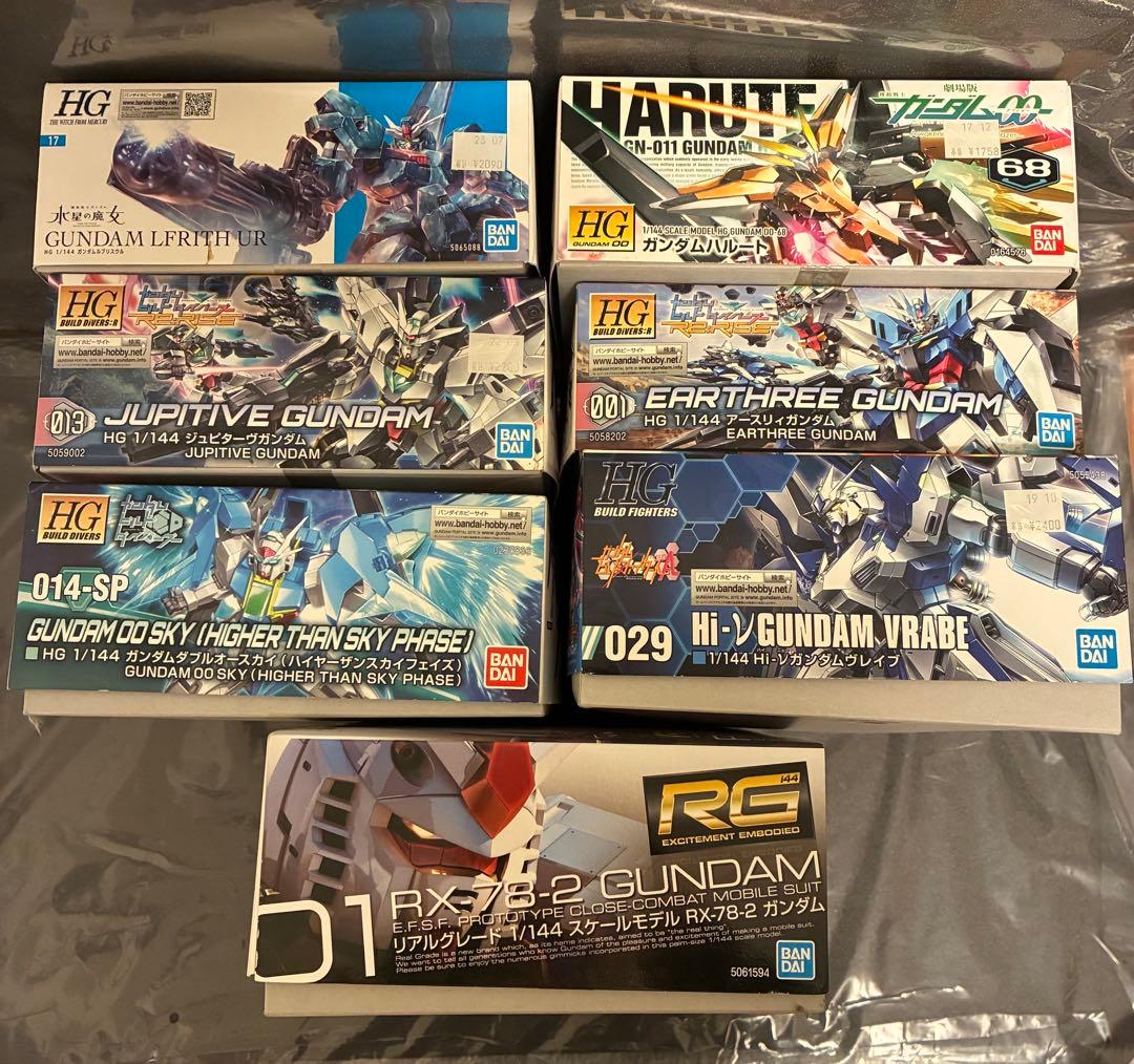 7点 ガンダムプラモデル各種