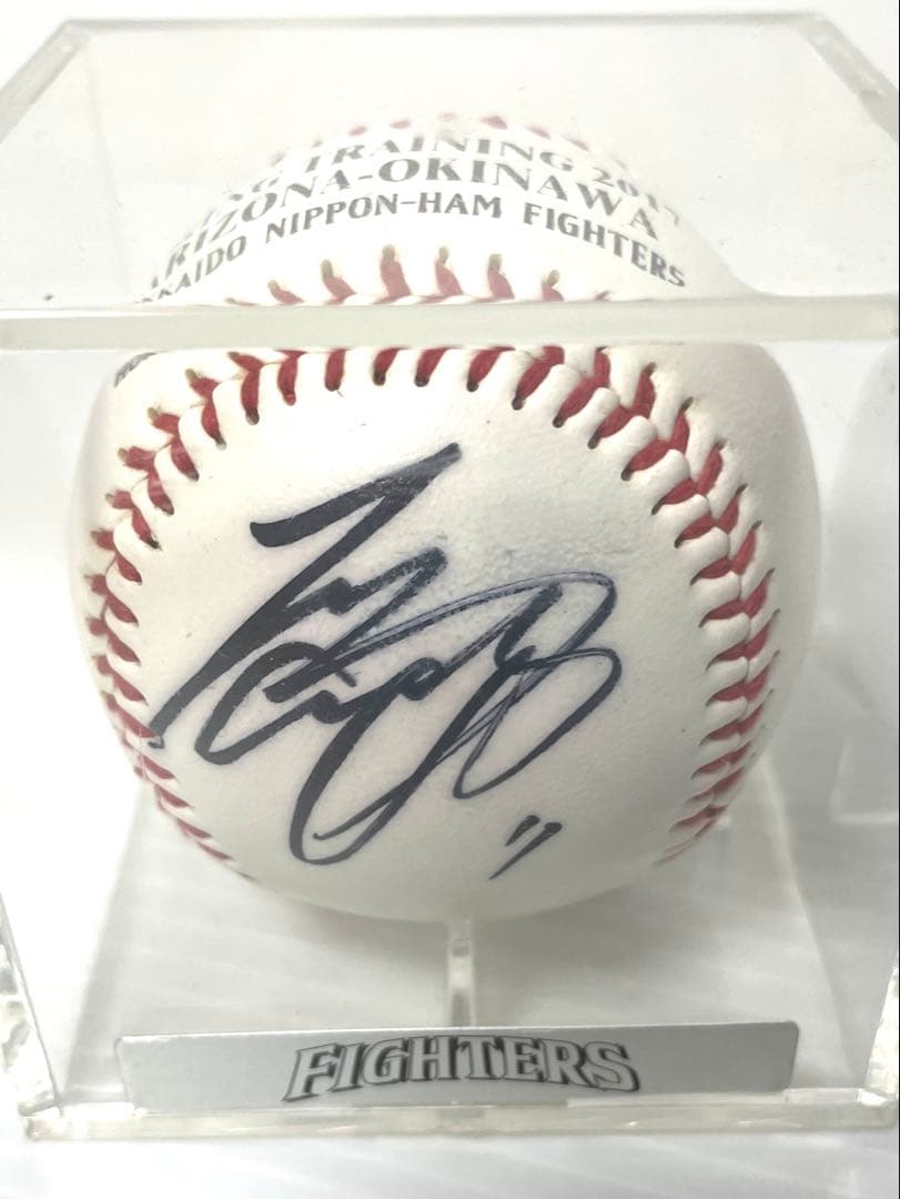 大谷翔平　直筆サインボール 日本ハムファイターズ 春季キャンプ2017