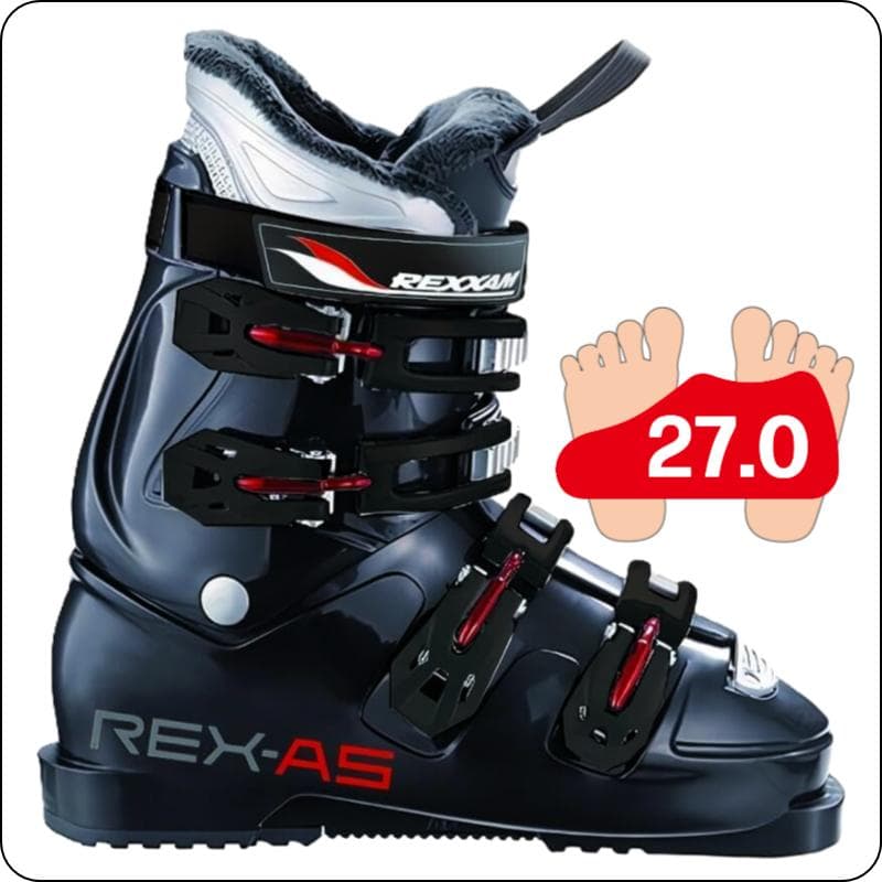 【2026】 レクザムスキーブーツ REX A5 ブラック（27.0 ㎝）