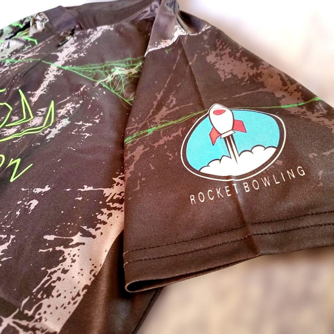 ✨新品✨ボウリングウェア　日本サイズXL　ブラックウィドー　ブラック　ハンマー