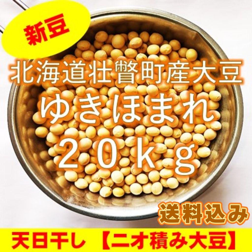 農家直送【新豆】令和7年産 北海道壮瞥町産大豆20㎏