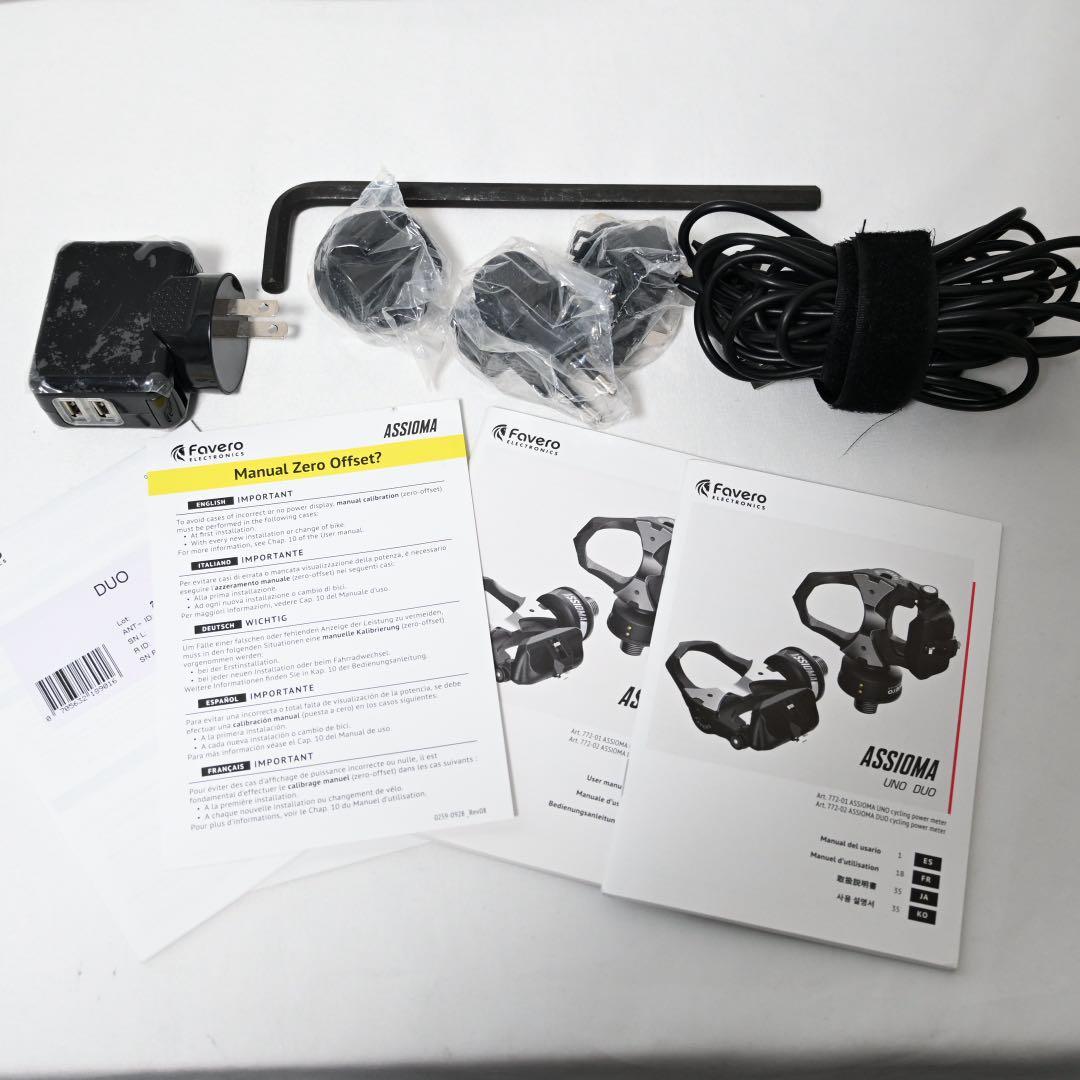 新品同様 ファベロ アシオマ デュオ ASSIOMA DUO パワーメーター