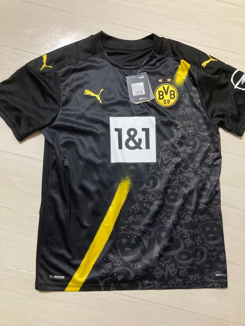 【新品】ボルシアドルトムント20-21アウェイユニフォーム ヘイニエル サイン入