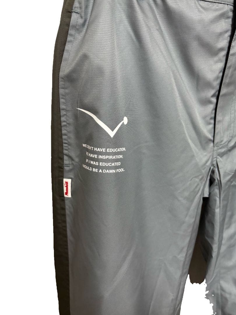 Russeluno WIND / リップストップ サイドライン パンツグレー