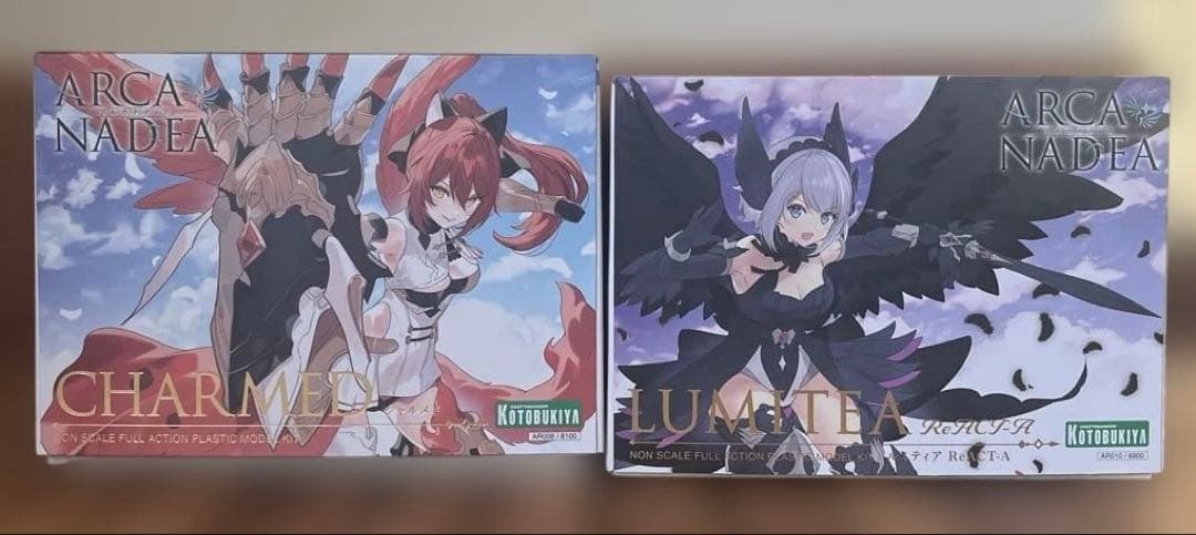 アルカナディア　シャルメド、ルミティア　プラモデル