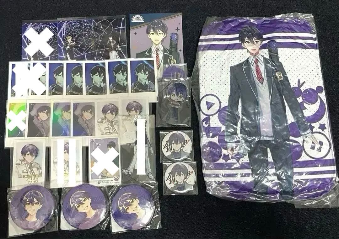 にじさんじ 剣持刀也 アクスタ 缶バッジ チェキ クッション