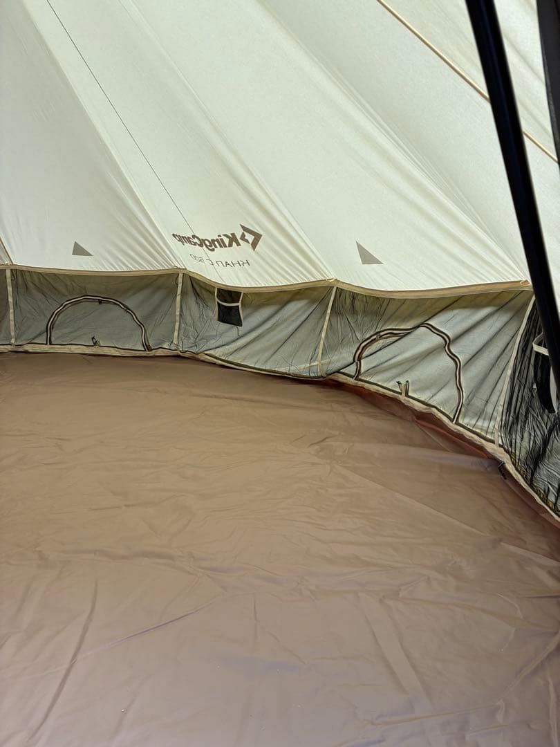 KingCamp 10人用ベルテント　フルメッシュ　500cm