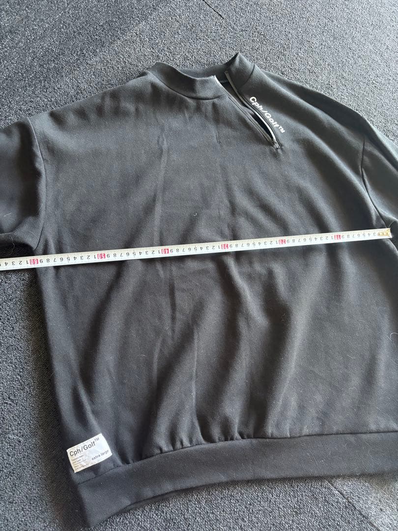 ラフロッグ　Cph/Golf ジップアップセーター ブラック