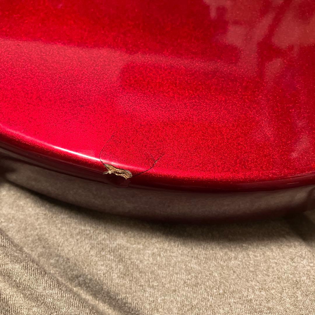 【Burny】レスポールタイプ エレキギター 赤