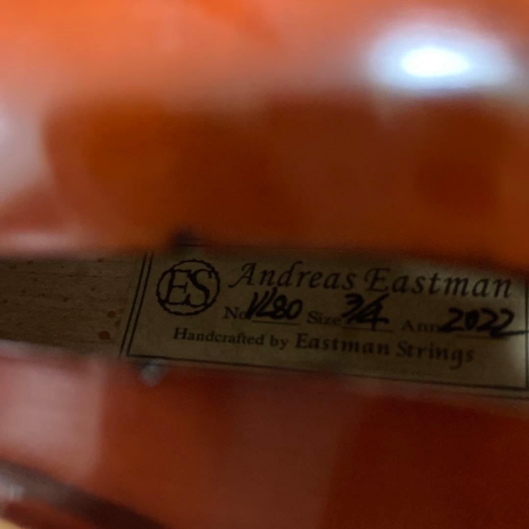 ［ねこです］分数バイオリン 3/4 イーストマン　2022