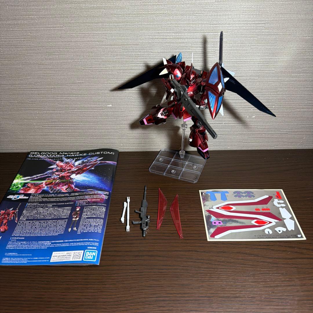 HGゲルググメナース　組み立て済み【キャンディ塗装】