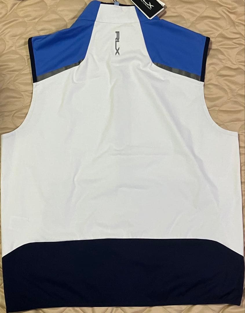 ★新品タグ付★RLX Ralph Lauren ゴルフ用ジップアップベスト