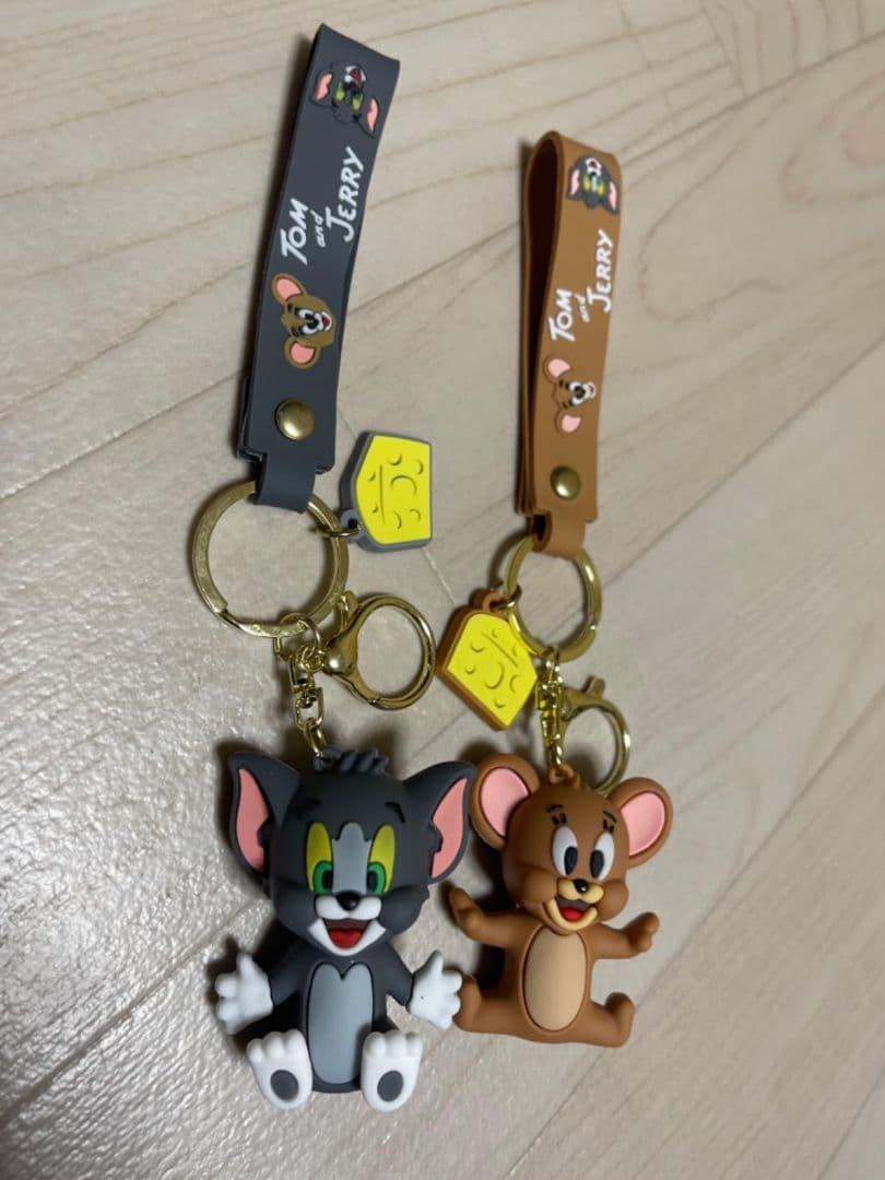トムとジェリー キーホルダー 2個セット
