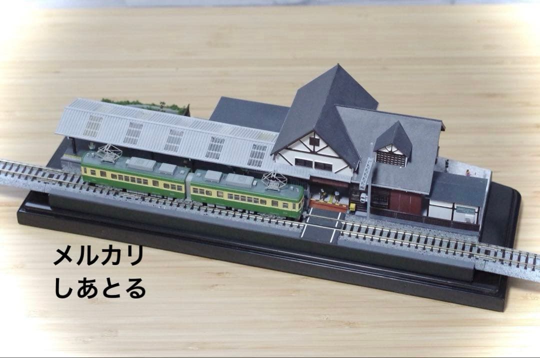 江ノ電 江ノ島駅 鉄道ジオラマ展示台 Nゲージ 鉄コレ 鉄道模型 ジオコレ