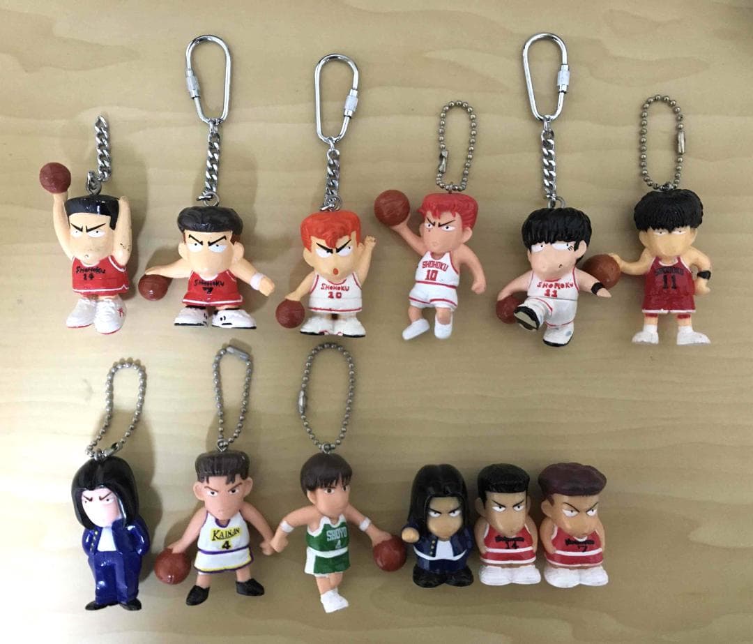 スラムダンク　スラムスイング　キーホルダー・ソフビ　１２個セット