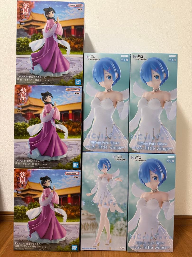 リゼロ レム 薬屋のひとりごと 猫猫 プライズフィギュア まとめ売り