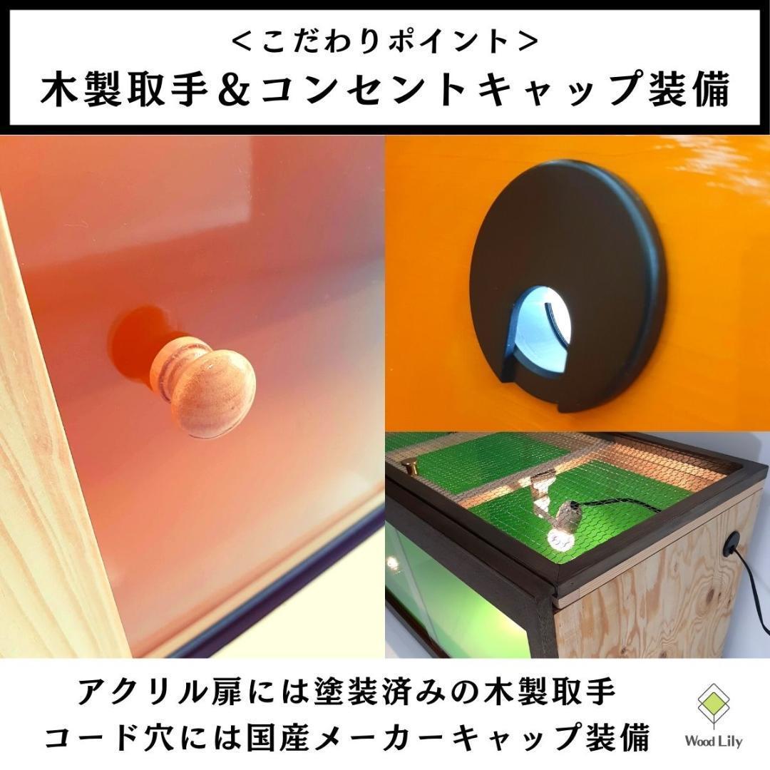 【アウトレット在庫売り切り】爬虫類ケージ 約600×300×300mm