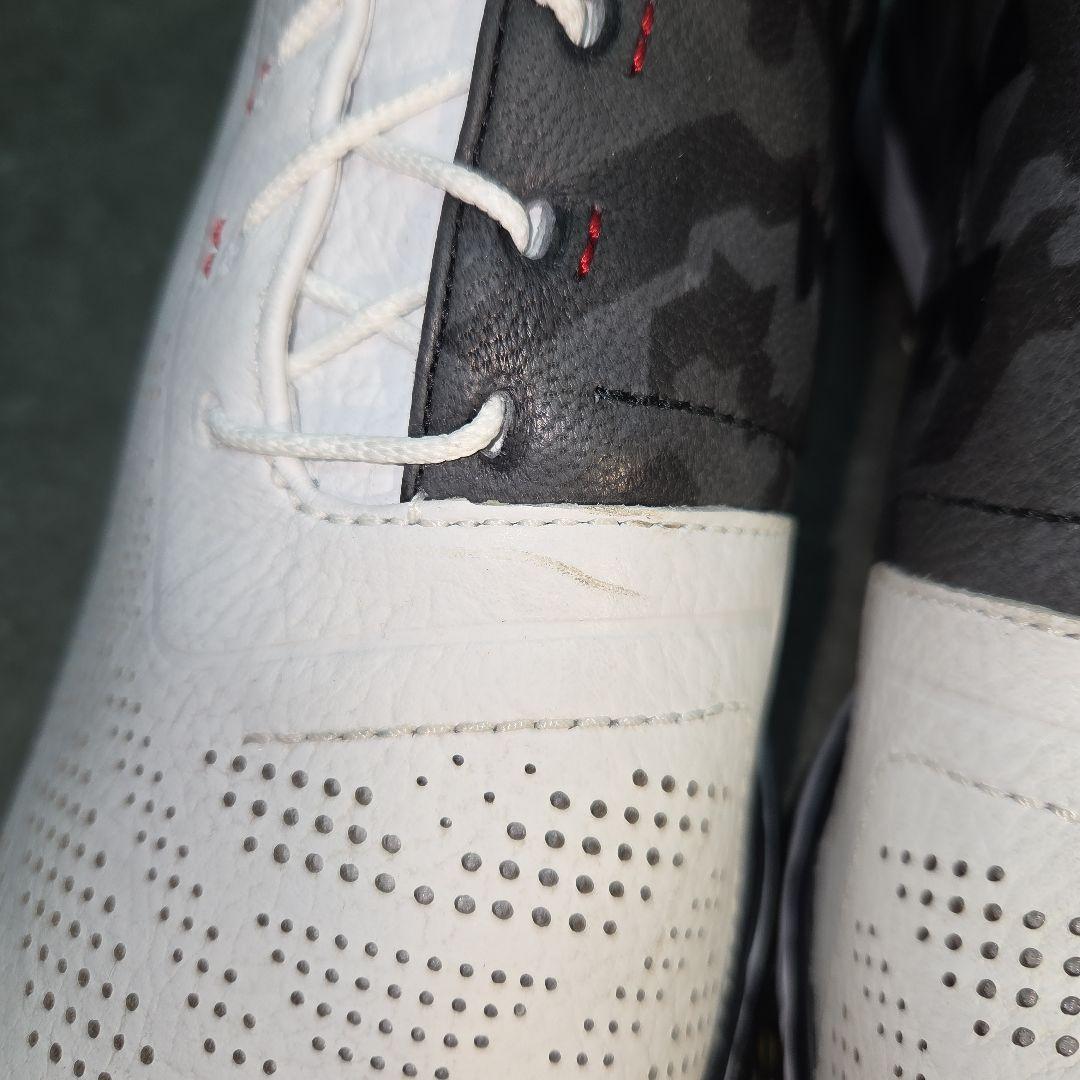 未使用！UNDER ARMOUR UAテンポツアー ゴルフシューズ カモフラ白黒